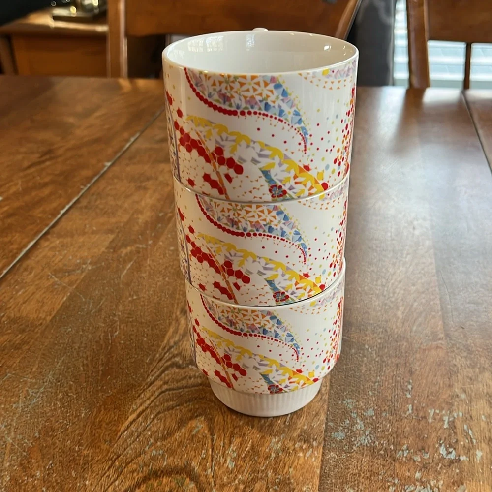Anthropologie stacking mugs